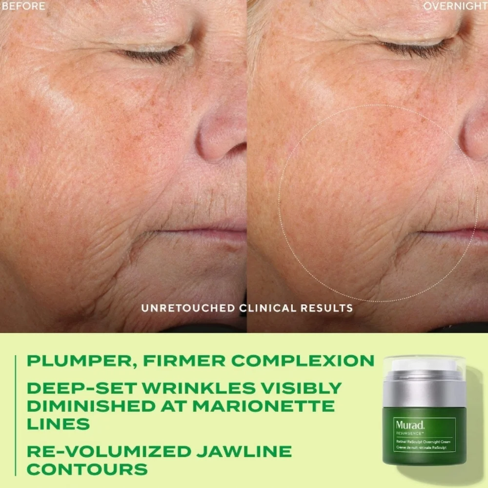 NWOB MURAD RETINAL RESCULPT OVERNIGHT CREAM - Picture 8 of 12